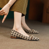 Dora Plaid Ballerinas